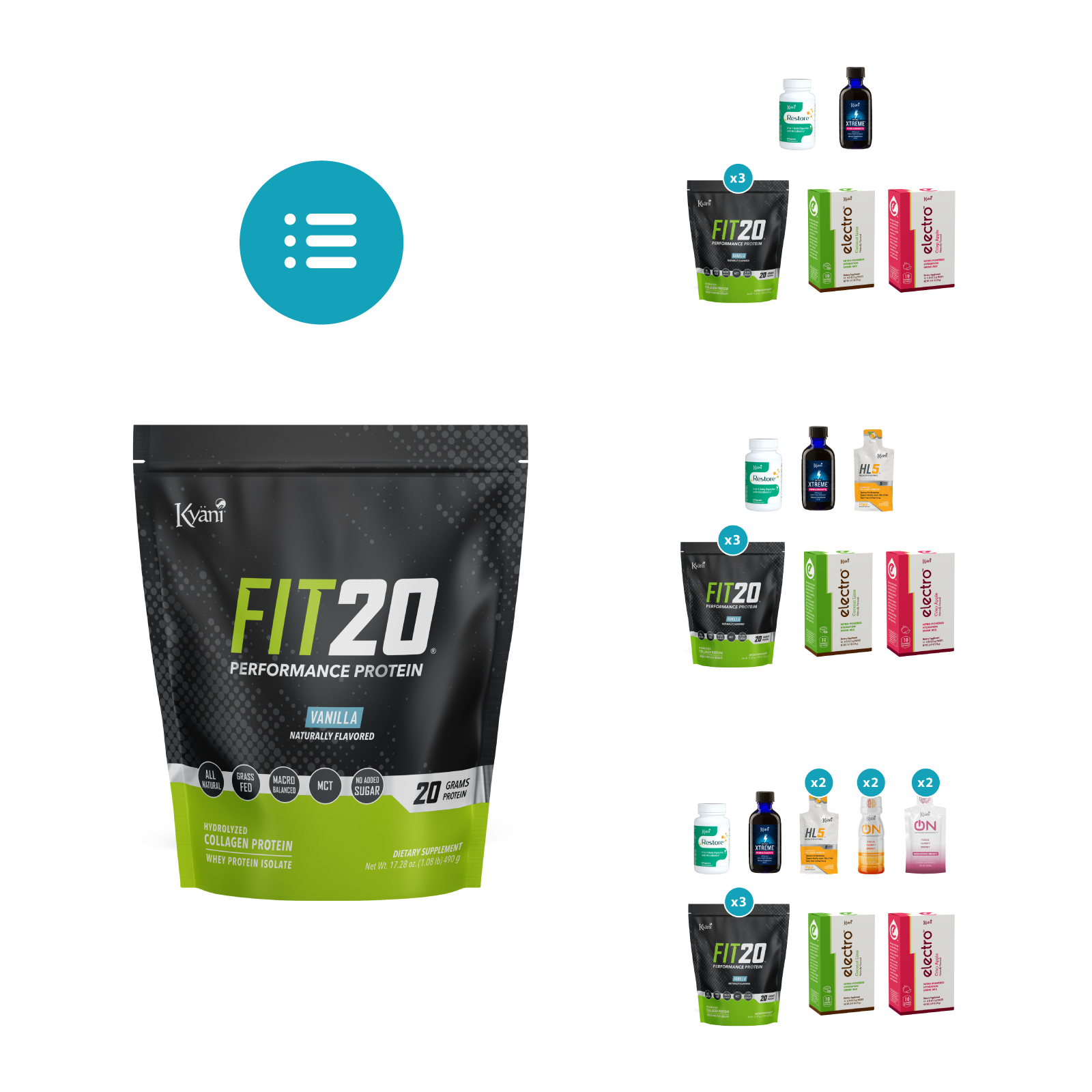 Nitro Nutrition Bundles with FIT20
